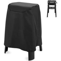 Grill Cover for Weber Lumin Electric Grill with Stand, Lumin Compact Grill with Stand, 600D Heavy Duty Waterproof UV-Resistant Cover for Weber Lumin/Compact with Stand, Outdoor Grill Accessories