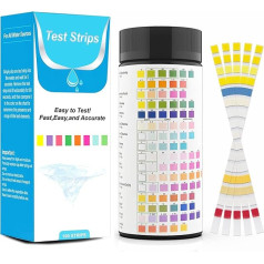 Water Test, 16 in 1 Water Tester Drinking Water, Pack of 100 Pool Test Strips Spa Whirlpool Test Strips, PH Test Strips, Water Tester for Well Water and Tap Water and Pool (16 in 1)
