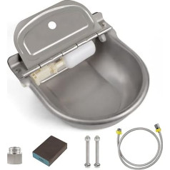 CPROSP Automatic Dog Water Dispenser, 4L Capacity, Automatic Watering, Automatic Horse Watering with 3.5