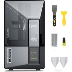 ELEGOO Mars 5 Ultra MSLA Resin 3D Printer, 9K 7 Inch Mono LCD, High Speed Printing 150 mm/h, AI Smart Camera, WiFi Transmission, Car Levelling, Print Size of 153.36 x 77.76 x 165 mm³