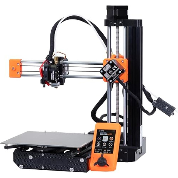 Original Prusa Mini+ Beginner Friendly 3D Printer DYI Kit, Filament Sensor Included, Fun to Assemble, Removable Printing Sheets, Filament Sample Included, Print Size 7