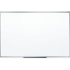 Mead 85359 2.3m x 1.2m Silver Aluminium Frame Whiteboard