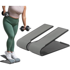 MYMINIFITNESS.COM - Mini Stepper - Fitness Device for Home - Lightweight, Quiet, No Wear Parts - Elastic Steps - Composite Material