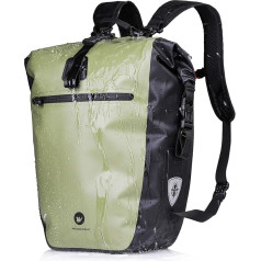 BAIGIO 3-in-1 Bicycle Bag for Pannier Rack, 27-30 L, Waterproof Pannier Rack Bag, Bicycle Bag, Back/Front, Multifunctional Front Wheel, Luggage Bag, Travel Bag, Laptop Backpack, Shoulder Bag