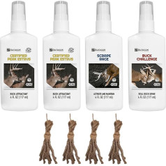 Outdoor Hunting Lab Certified Peak Doe Estrus Spray | Doe in Heat Urine for Hunting | Whitetail Deer Fragrances & Attractants