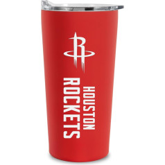 Rico Industries NBA Basketball Houston Rockets Soft Grip Tumbler 18oz