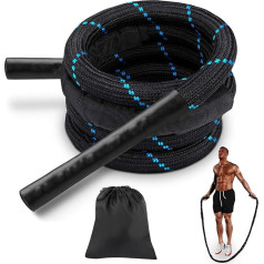 WPPQWP 1.3 kg Heavy Skipping Rope, Skipping Rope Adult Fitness, Weighted Skipping Rope for Strength Building, Muscle Training and Full Body Fitness