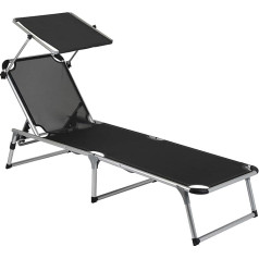 Camp Gear Folding Camp Bed, Black