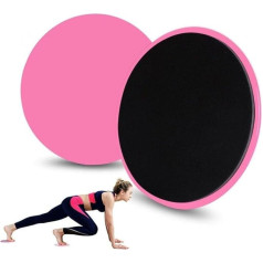 HiyyFloy Exercise Slider, Pack of 2, Double-Sided Core Slider, Fitness, Multifunctional Core Slider, Sports, Full Body Training for Carpet