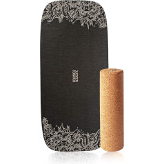 JUCKER HAWAII Balance Boards with Cork Roll - Balance Board for Balance and Reflex Training, Home Fitness for Surfers and Skateboarders