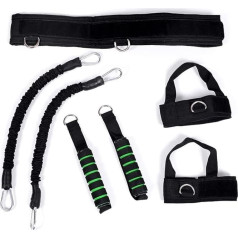 Grip for Resistance Bands, Gym Handles, Heavy Duty Cable Machine Attachment, Fitness Grip with Solid Carabiners for Fitness Training Bands, Pilates, Yoga, Crossover Triceps Exercises, Strength