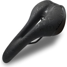 HUGEOAKS Bicycle Saddle Waterproof Bike Saddle with Shock Absorbing Ball Memory Foam Bicycle Saddle Seat for Exercise Mountain DH BMX Road Bike