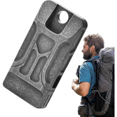 Ysvnlmjy Safety Whistle | Camping Whistle - Backpacking High Decibel Security Whistle Double Tubes Survival Whistle for Camping, Boating, Fishing