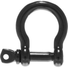 PARACORD PLANET Stainless Steel Alloy B Shackle and D Shackle for Paracord Survival Bracelets (Pack and Individual Sizes)