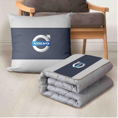 LDSSTED Ultralight Travel Blanket for Volvo XC90 Soft Plane Blanket for Travellers, Foldable Camping Blanket Train, Plane, Car, Camp, 40 x 40 Expand 100 x 150 cm