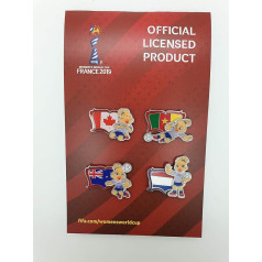 Unisex Replica FIFA Pin Set Nations Group One Size