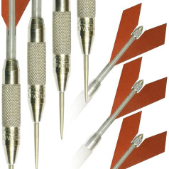 Unicorn Steel Tip Darts Set | Heritage 1937 Silver Comet Darts | Accurate Replicas of Historic Pioneering Design | Collectible