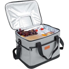 Kollea Kühltasche - 30 Liter Kühlbox - Isolierte Kühltasche Lunchtasche Hält warm und kalt, Auslaufsicher, Mit Tragegurten, Mehrere Taschen - Ideal für Reisen, Camping, Picknicks, Grillen, Roadtrips