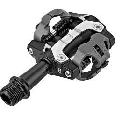 BBB Cycling Bicycle Pedals SPD Click Pedals Set Moutainbike ForceMount BPD-14, Black