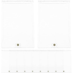 Happyyami Pack of 10 baseball card protectors, football card protection, sports card holder, photo card holder, trading card case, transparent card holder, plastic