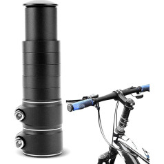 RainFlowwer Fahrradvorbau 28,6 mm, Aluminium-Adapter, verstellbarer Lenkervorbau aus Legierung, für Mountainbike, Rennrad, MTB, BMX