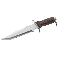 Herbertz Hunting knife, Pakka Wood, 27 cm, Leather Sheath