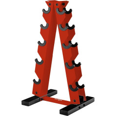 YES4ALL Dumbbell Rack Only 5 Tier A Frame Dumbbell Stand for Dumbbells