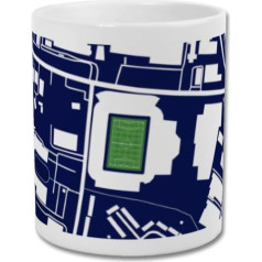 GroundDesigns West Brom Stadium The Hawthorns Mug Football Gift Card West Bromwich Albion WBA
