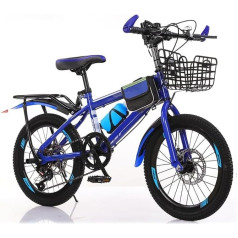 For 7-15 Years Old Boys and Girls, Adjustable Children's Mountain Bike, 7 Speed, Children's Mountain Bike, Multiple Colours Available, Max Load 100 kg (BKD, 24 Inches)