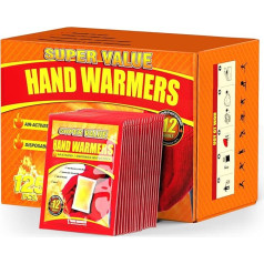 GEELGRY Hand Warmer Disposable Body Warmer Up to 13 Hours Long Lasting Natural Odourless Air Activated Heating Bag for Camping Fishing Winter Essentials