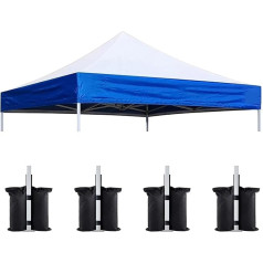 MOHUIED Tent Canopy Replacement Roof Replacement Roof for Canopy, 10 x 10, Pop-Up Canopy, Tent Canopy (Blue)