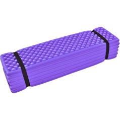 Wosume Wocume Outdoor Foam Sleeping Mat, Foldable Beach Tent Sleeping Mat, Waterproof Mattress (Purple)