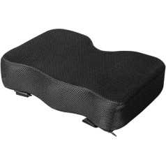 Seat Cushion Cushion for Rowing Machine, Rowing Machine Cushion with Washable Cover, Thick Memory Foam and Straps, Rowing Machine Seat Pad for Home, Gym, Rowing Club