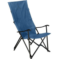 Grand Canyon EL Tovar Highback Camping Chair, Folding Chair with Armrest and High Backrest, up to 100 kg, Aluminium