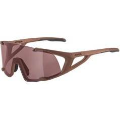 ALPINA Hawkeye Q-LITE Mirrored, Contrast Enhancing & Anti-Fog Sports & Cycling Glasses with 100% UV Protection for Adults, One Size