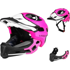 Lixada Kids Full Face Helmet Removable Protective Helmet for MTB Skateboarding Scooter Skating Cycling 50-56cm