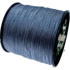 Waline 8 Strands Super Strong PE Braided Fishing Line 8x 300 m Fishing Line 20lb 30lb 40lb 50lb 60lb 80lb 8X Fishing Line (Grey, 14lb/0.10mm/300m 328yds))
