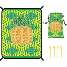 MLWSKERTY Spacious Beach Blanket Large Capacity Picnic Mat Light-Resistant Blankets Easy to Carry Practical Camping Mattress