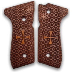 ZIB GRIPS Ars.027 Pistol Grip for Beretta 92-F Handcrafted Walnut Wood