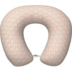 jingong Travel Pillow Soft Colors Eiffel Tower Pattern France Print Ultimate Comfort Neck Pain Relief Memory Foam Travel Pillow