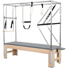 Pilates Reformer Retro, Pilates Equipment, Pilates Reformer for Home Exercises (A-1)