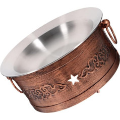 CANIGHT 1 Set Outdoor Camping Soup Pot Cooking Pot with Stove Large Cooking Pot Camping Food Pot Cooking Pot for Kitchen Practical Cooking Pot Wok Pan for Stove Cooking Pan Stainless Steel