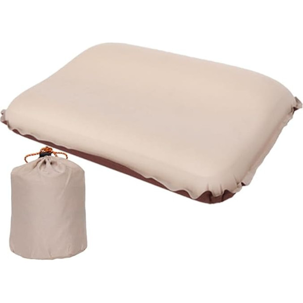 Inflatable Travel Pillow, Ergonomic Travel Pillow, Travel Support Pillow, Compact Lightweight Support Pillow for Air Travel, Multifunctional Neck and Headrest, Foldable Portable Comfort Sleep