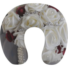 MNBVKL Pillow Rose Wedding Pillow Travel Pillow U Shaped Pillow Universal Pillow Travel Pillow