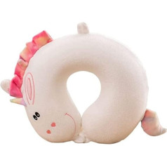 Jannity Travel Pillow Memory Foam Children's Neck Pillow Cute Cartoon Animal Shape Neck Support for Children and Adults Travel Car Plane Train (Pegasus)