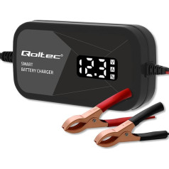 Inteliģents mikroprocesora lādētājs 12v | 2a | taisngriezis ar šūnu reģenerācijas funkciju agm gēla akumulatoram | lcd