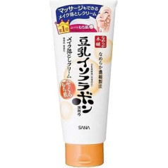 Sana Nameraka Honpo Soy Milk Isoflavone Cleansing Face Cream NA - 180 g (Green Tea Set)