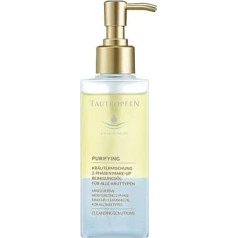 TAUTROPFEN Herbal Blend Makeup Remover, 2-Phase Makeup Cleansing Oil for All Skin Types, with Vitamin C, Jojoba Oil & Aloe Vera 150 ml