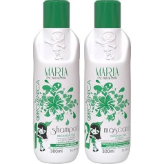 Kit Maria Escandalosa Smoothing System Organic Alisamento Orgânico Hair Care 2 x 300 ml / 2 x 10.1 fl.oz