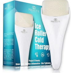 Project E Beauty Ice Roller Cold Therapy | Face Eye Body Massage Device Under Eye Swelling Brightening Cooling Wrinkles Tighten Dark Rings Reduce Muscle Soreness Pain Relief
